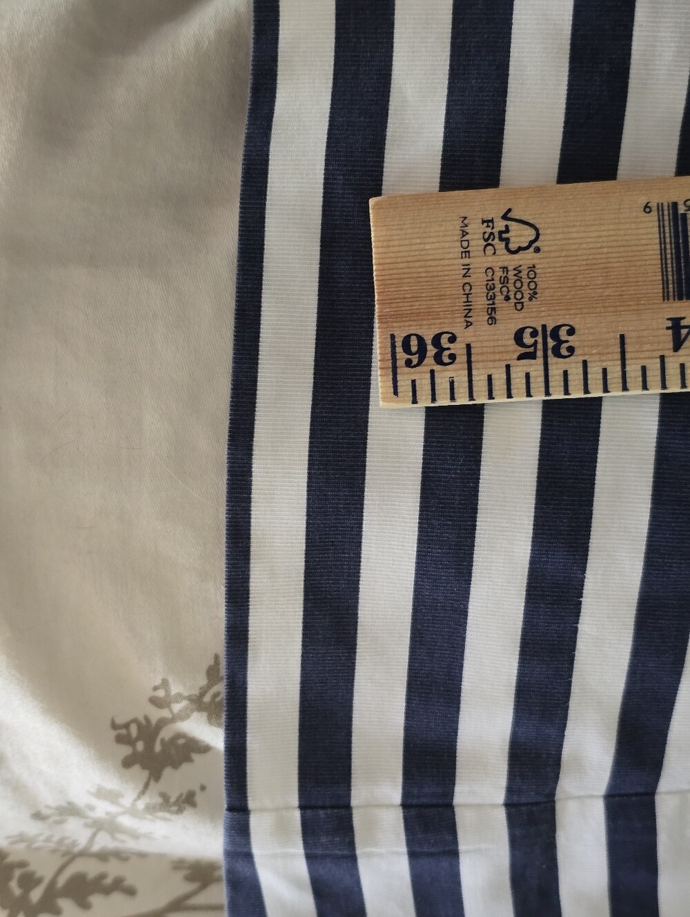 Sara Campbell Navy and White Striped Sleeveless Fit-and-Flare Dress - Picture 4 of 12